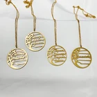 Ожерелье с именем персонализированного дизайна с деревом жизни для женщин и девушек, ошейник из нержавеющей стали золотого, розового и золотого цвета