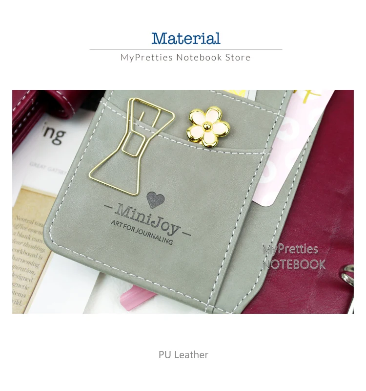 MyPretties спокойной Binder Тетрадь a5 a6 планировщик Журнал Повестка DIY ретро Организатор школьные канцелярские