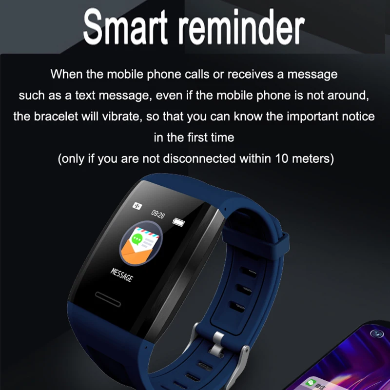 IP68 Watch smart band Heart rate waterproof fitness tracker bracelet blood pressure oxygen wristband men pk m3 m4 5 | Электроника