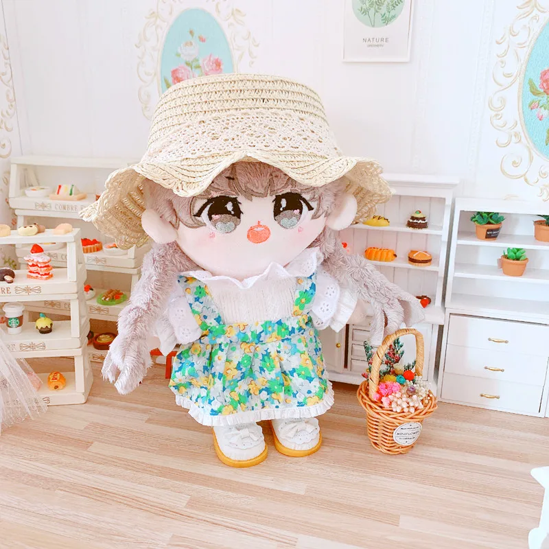 

[MYKPOP]KPOP Doll's Clothes & Accessoires - Flower dress Set 2pcs for 20cm Dolls(without doll) Fans Collection SA21050606