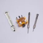 Набор инструментов для ручной дрели, комплект из 12 предметов, тиски для смолы, литые формы, стальные ручные сверла с 10 насадками и фиксированным держателем