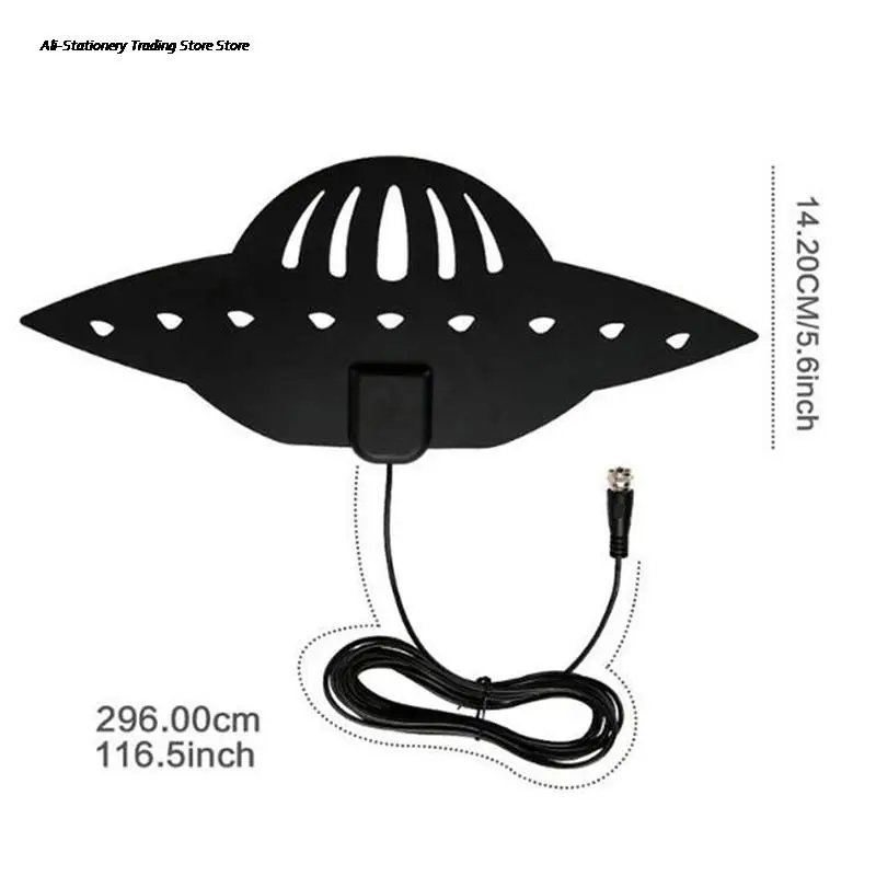 Антенна для ТВ усиленная 80 миль УКВ/УВЧ HD | Электроника