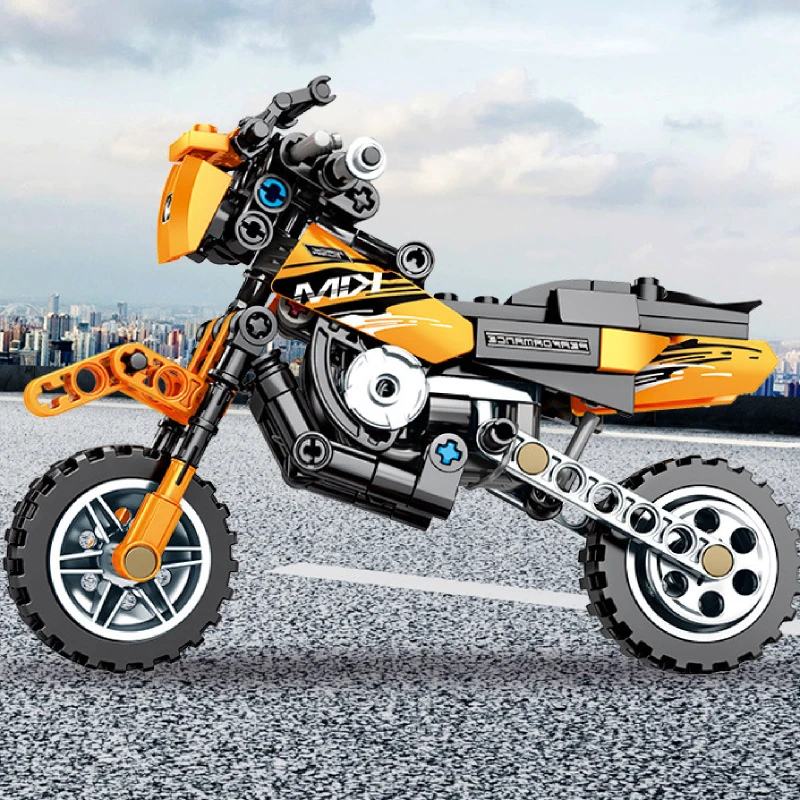 171 209 шт внедорожные мотоциклетные строительные блоки игрушки DIY большие кирпичи