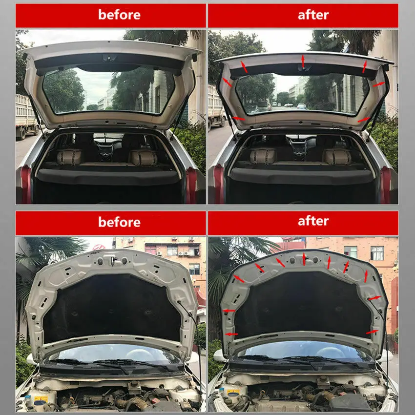 Уплотнительная лента в-образной формы 20 м резиновая защита для дверей и окон дома