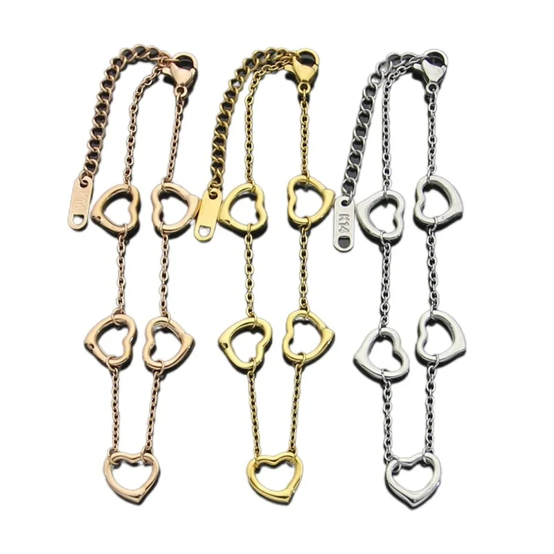 

Fashion Five Heart-shaped Bracelets Ladies Heart Bracelets