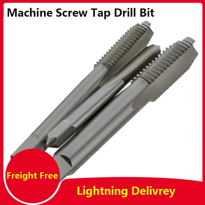 

Tapping Machine HSS High Hardness Full Mill Tap Machine Tapping Can Also Be Used By Hand M1/M1.2/M1.4/M1.6/M1.7/M2/M2.5/M3-M24