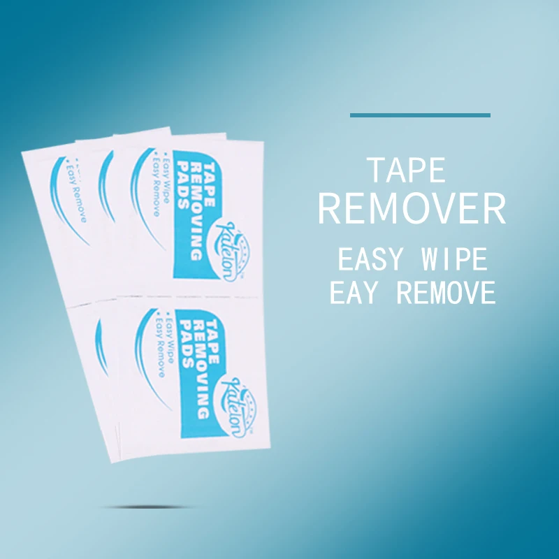 

Top Quality Hair Tape Remover Adhesives Solvent Pads Wig Remover For Skin Tape Hair/ PU Skin Weft Hair Extensions