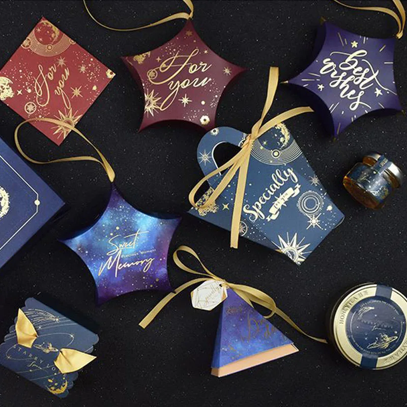 Новая пентаграмма бумажная коробка для конфет подарков на свадебную вечеринку