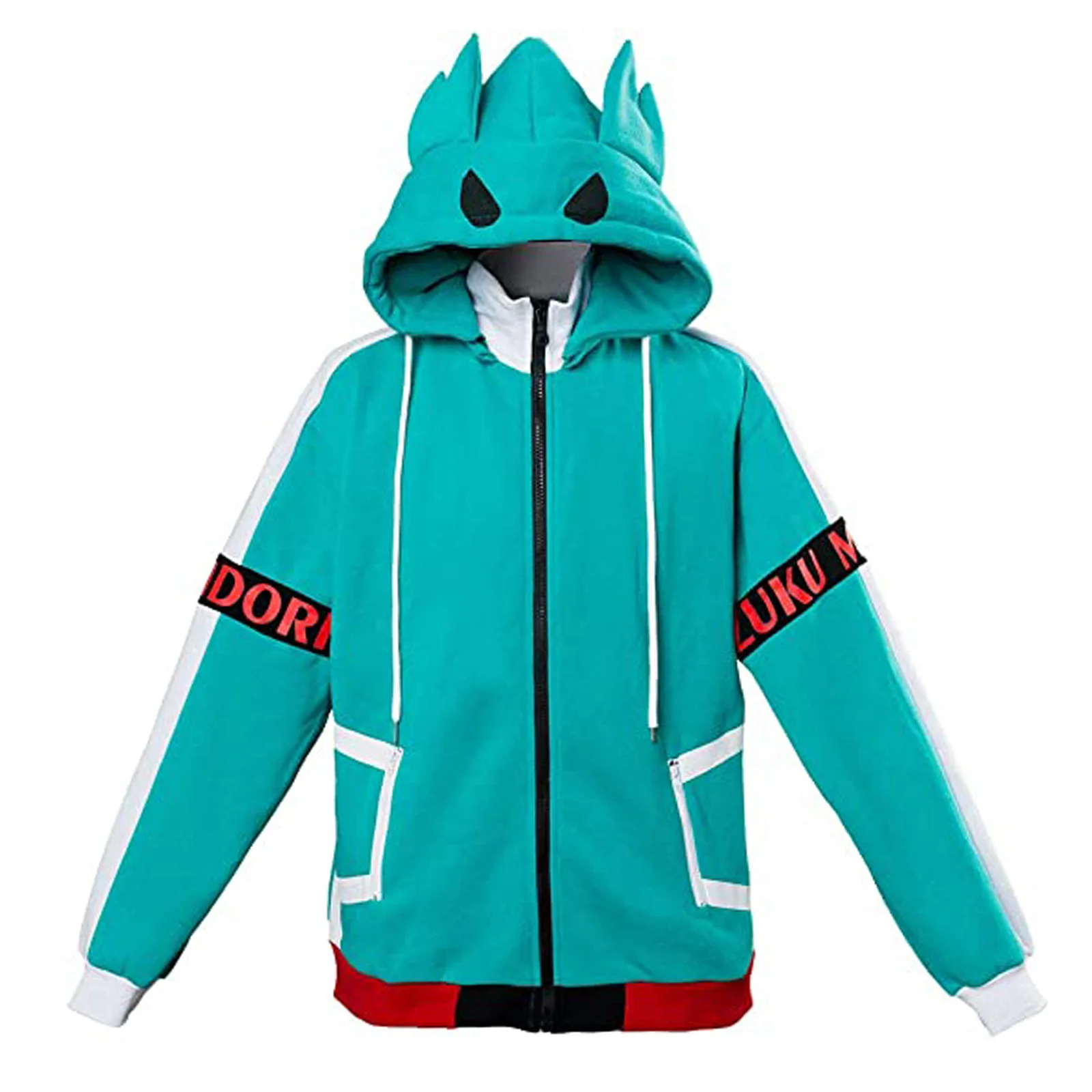 

Anime My Hero Academia Boku no Hero Academia Izuku Midoriya Men Women Daily Casual Hoodie Sweatshirt Zip Up Coat
