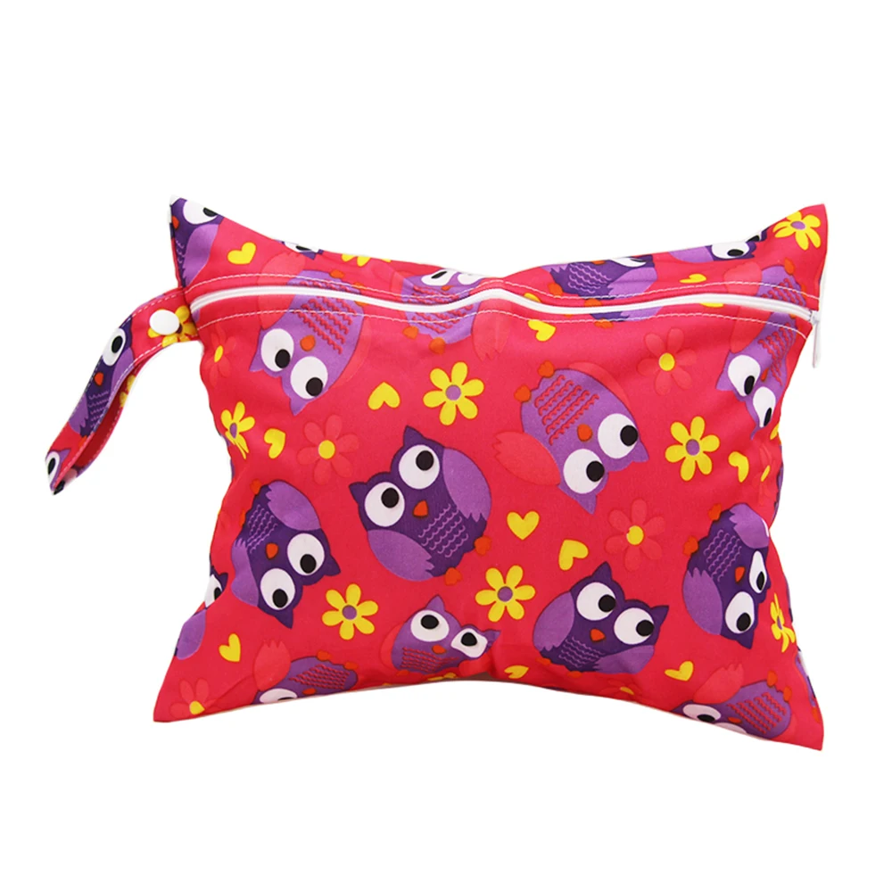 Карманный влажный мешок Многоразовые детские пеленки сумки водонепроницаемый