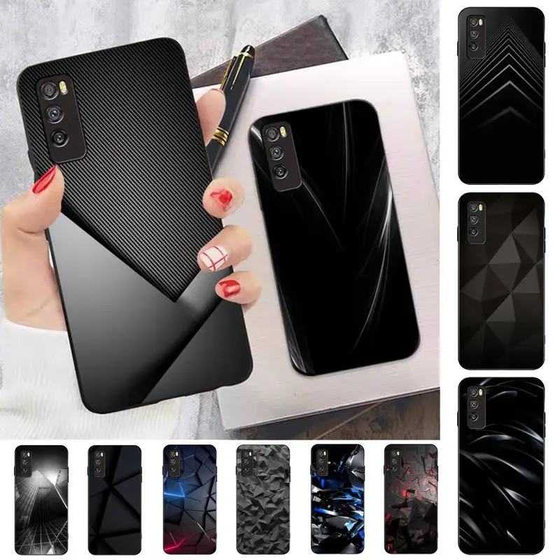 TOPLBPCS мужской простой черный чехол для телефона с абстрактным рисунком huawei nova 2 i