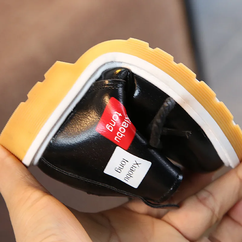 Новый Зимний для детей малышей девочек и мальчиков зимние сапоги удобная обувь