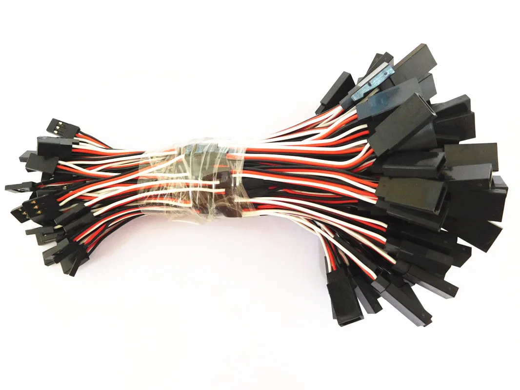 100 шт. 150 мм/300 мм 22AWG сервопривод Y-образный Удлинительный кабель штекер-гнездо для