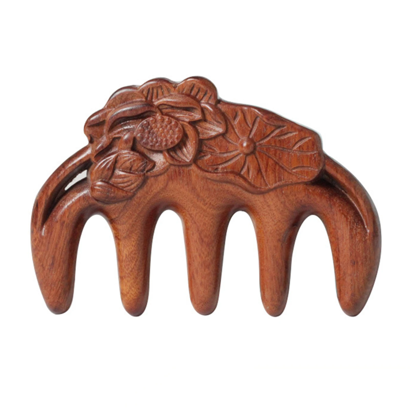 

Massage Comb Green Sandalwood Comb Wide Tooth Clear Meridian prevent Hair Loss Round Head Massage Combs for Men and Women