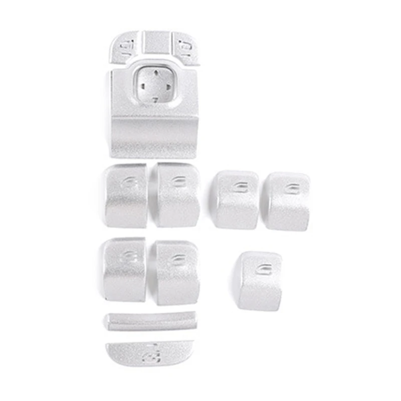 Billig Auto Fenster Gläser Lift-Taste Abdeckung Schalter Rahmen Trim Für Mercedes Benz A B Klasse CLA/FLA/GLB 2020 Zubehör