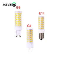 led mini corn bulb light g9 g4 e14 ac 220v 360 beam angle replace halogen chandelier lights led bulb warmcool white spotlight