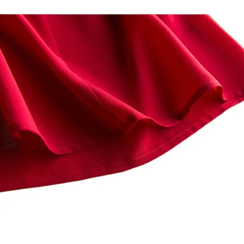 Женская Весенняя рубашка из 100% шелка с v образным вырезом без рукавов летняя