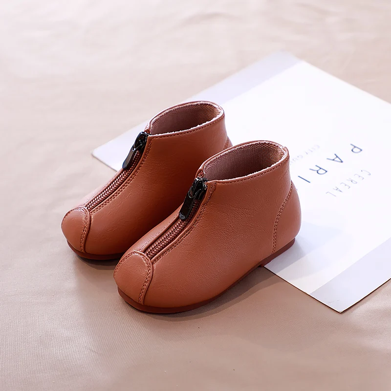 Осень и зима 2020 новые детские ботинки обувь для прогулок на плоской подошве