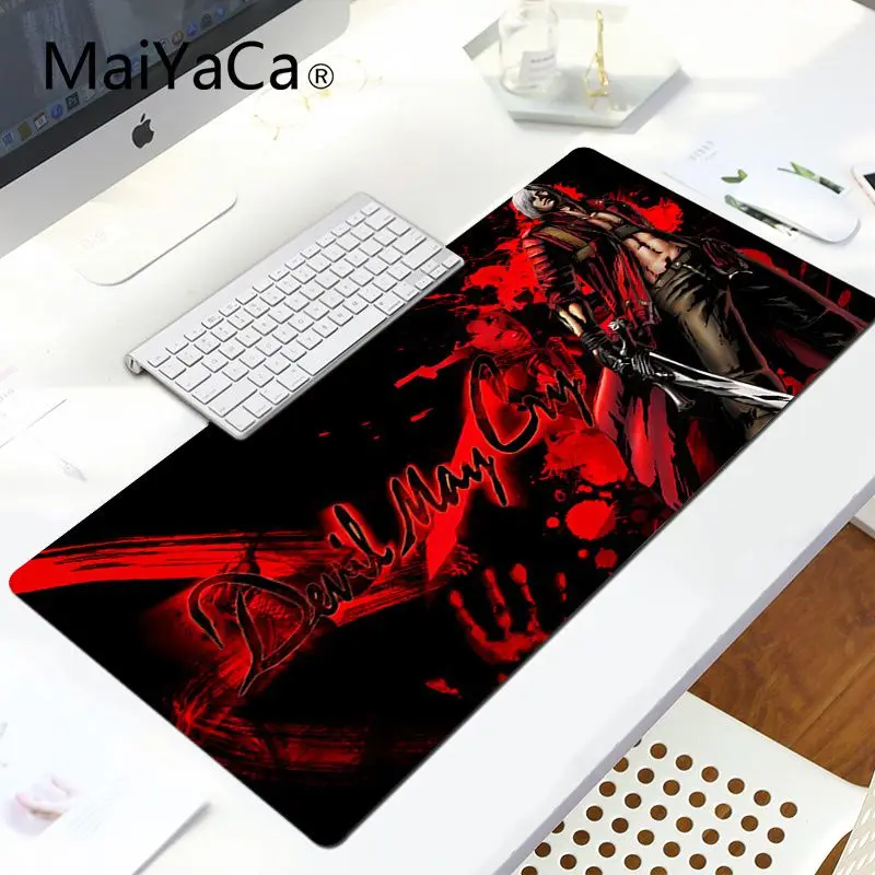 LockEdge 30X90cm MaiYaCa дизайн дьявол может плакать красивый коврик для мышки в стиле аниме ноутбук игровой шкафчик мыши коврик для мыши - Цвет: LockEdge 30X90cm