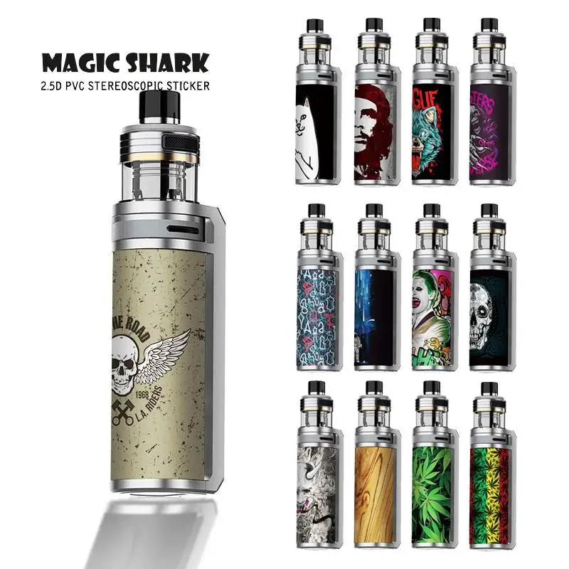 2.5D матовый деревянный лист череп зло крутая пленка Обложка для Voopoo Drag S Pro
