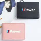 Автомобильная сумка, пакет карт, наклейки для водительских прав, бумажник из натуральной кожи для BMW Power E90 E91 E92 E93 M3 E60 E61, автомобильные аксессуары