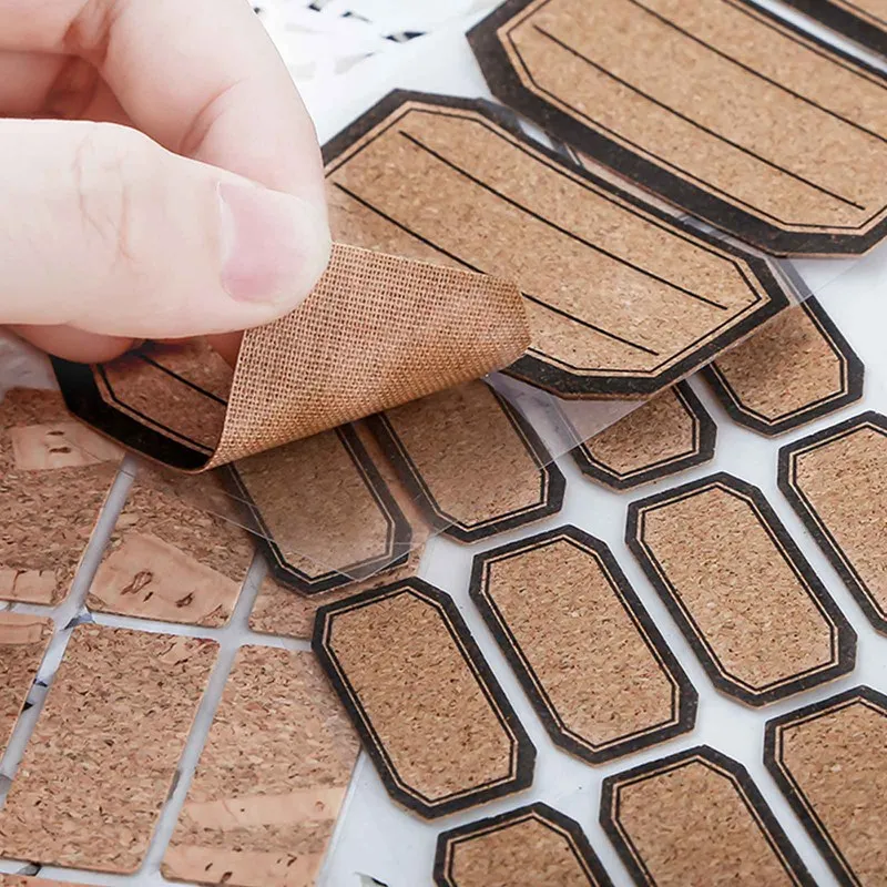 Деревянные этикетки наклейки для творчества кухонных бутылок банок