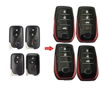 234button smart modified flip remote key case fob keyless entry shell blank for lexus is250 es350 gs350 ls460 gs