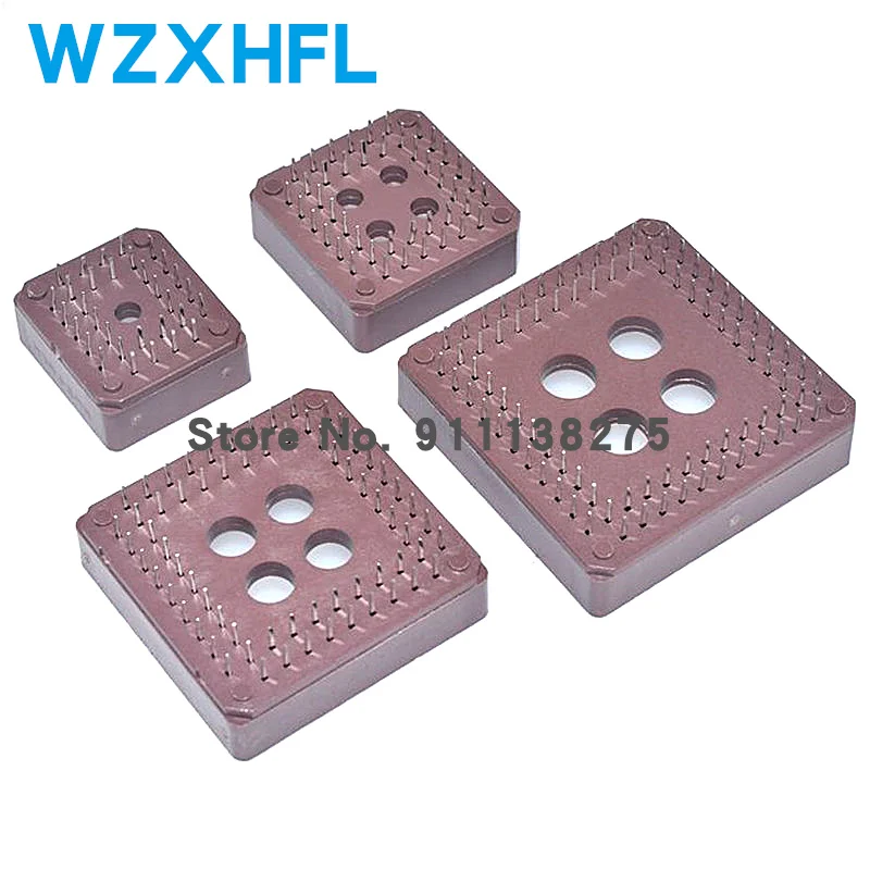 10 шт. PLCC IC socket PLCC32 PLCC44 PLCC68 PLCC84 SMD DIP Socket adapter | Электронные компоненты и