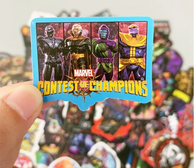 108 ⑤ упак. крутые наклейки супергероя MARVEL детская игрушка наклейка &quotМстители&quot