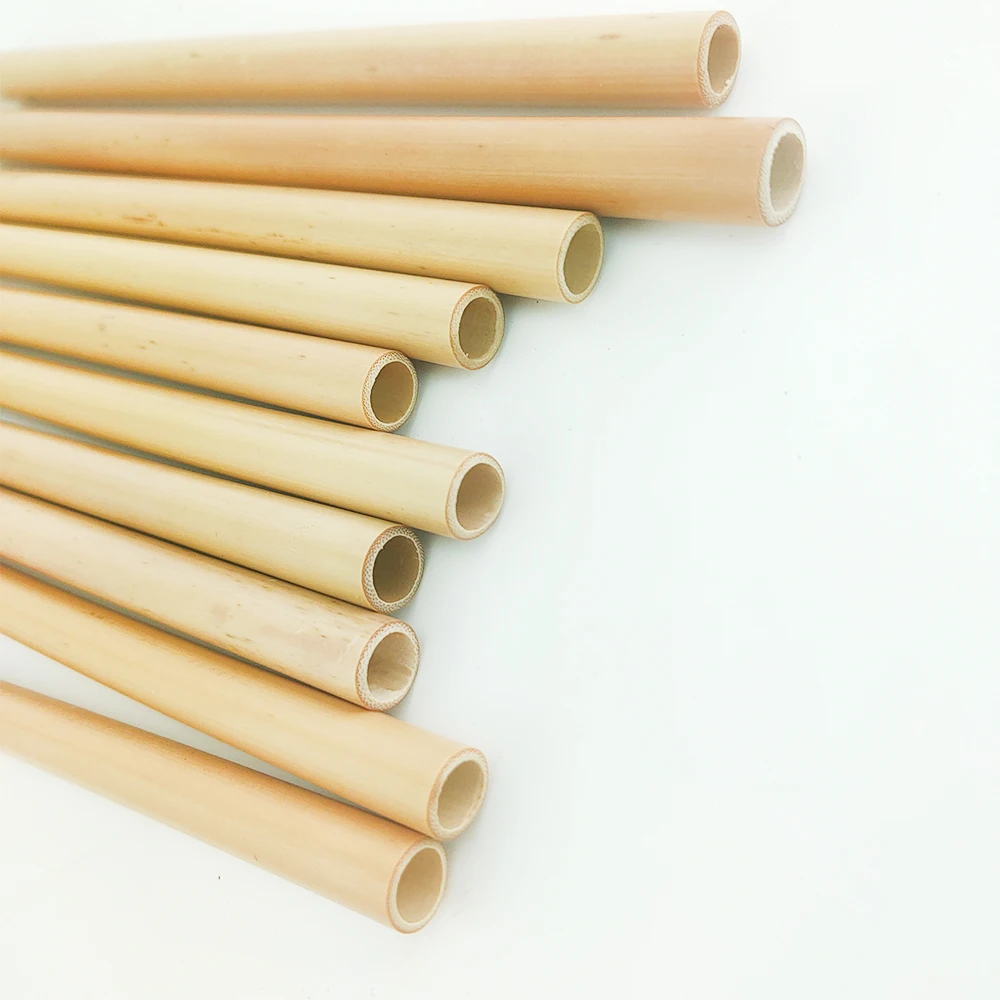 Большой 8-12 мм пузырьковый Чай молочного коктейля соломы Многоразовые бамбуковые