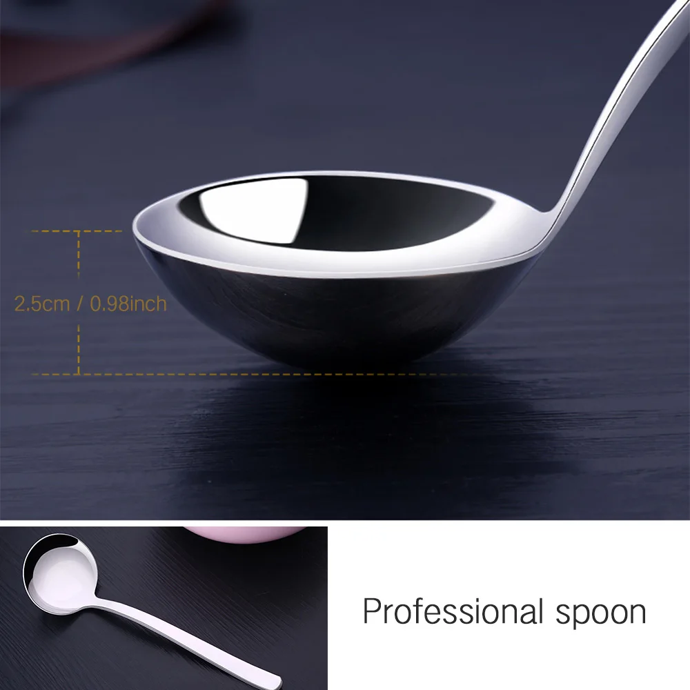 

Thicken Stainless Steel Long Handle Ladle Spoon Home Cooking Tool Utensil Tool Soup Spoon Hot Pot Spoon Household Tableware