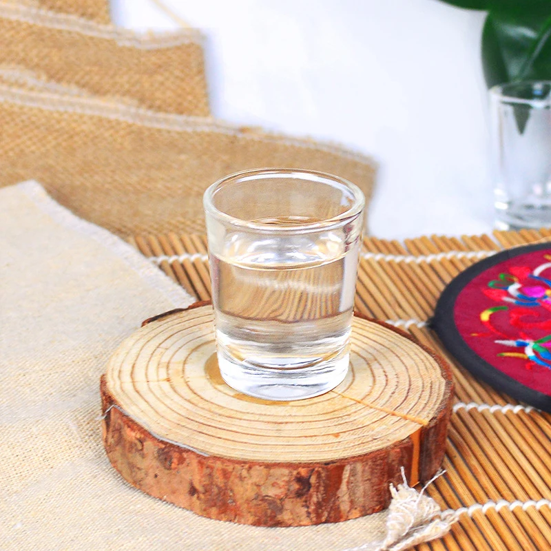 Высококачественная прозрачная Хрустальная чашка 25 мл для молочного виски стакан