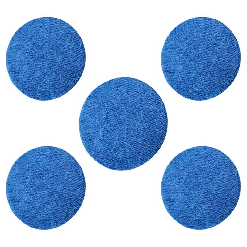 

5Pcs Microfiber Polishing Bonnets Polishing Pad Cover Car Waxing Applicator For Polishing Car Details