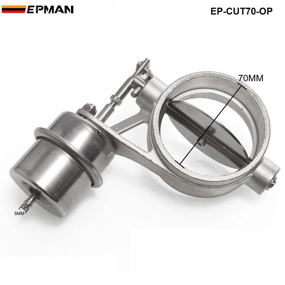 НОВЫЙ Выпускной вырез с вакуумной активацией/разгрузка 70 мм давление в открытом