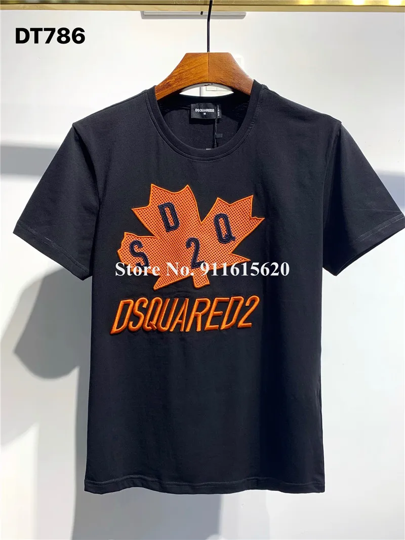 

Dsquared2 T-Shirt D2 Men Women Print Tees Dsq2 Short Sleeve DT786
