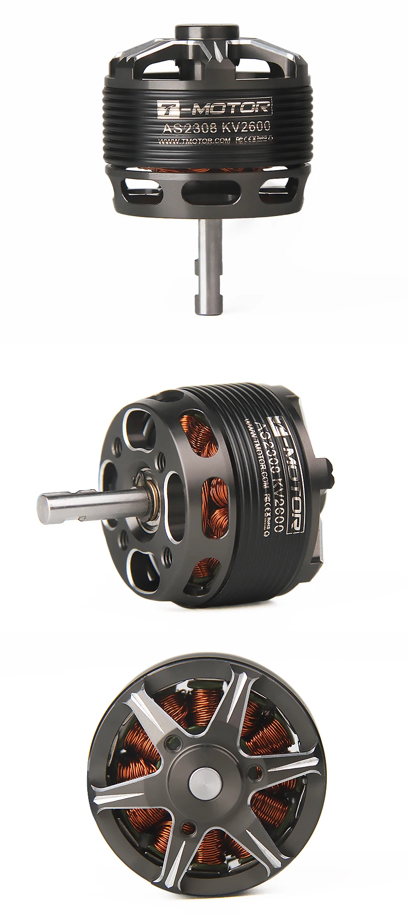 t-мотор AS2308 длинный вал KV1450 KV2600 бесщеточный двигатель для бесщеточного дрона с неподвижным крылом