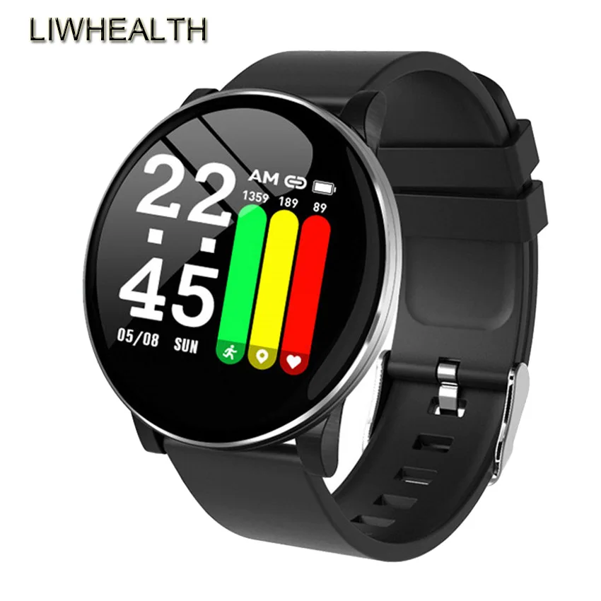 Круглый металлический Смарт Браслет Водонепроницаемый браслет подходит для