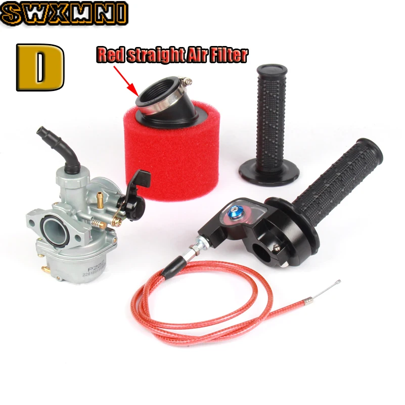 Карбюратор Carb PZ22 с воздушным фильтром 22 мм Видимый держатель дроссельной