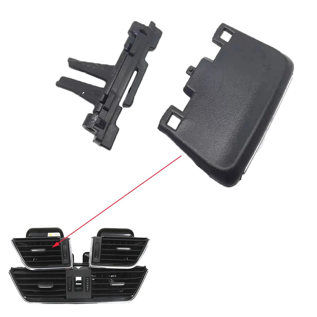 Ручка медиатора для приборной панели Регулировочная насадка решетки