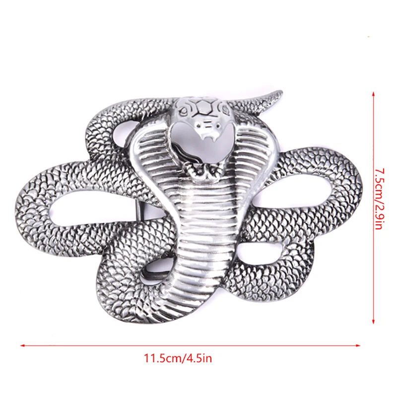 

Fashion Snake Belt Buckle Denim Cowboy Retro Styling Metal Belt Buckle Men Jean's accessories