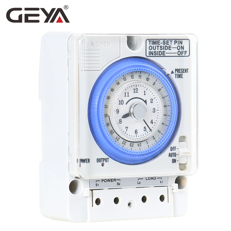 Механический таймер GEYA TB388 24 часа 100 240 В 15 А|Таймеры| |