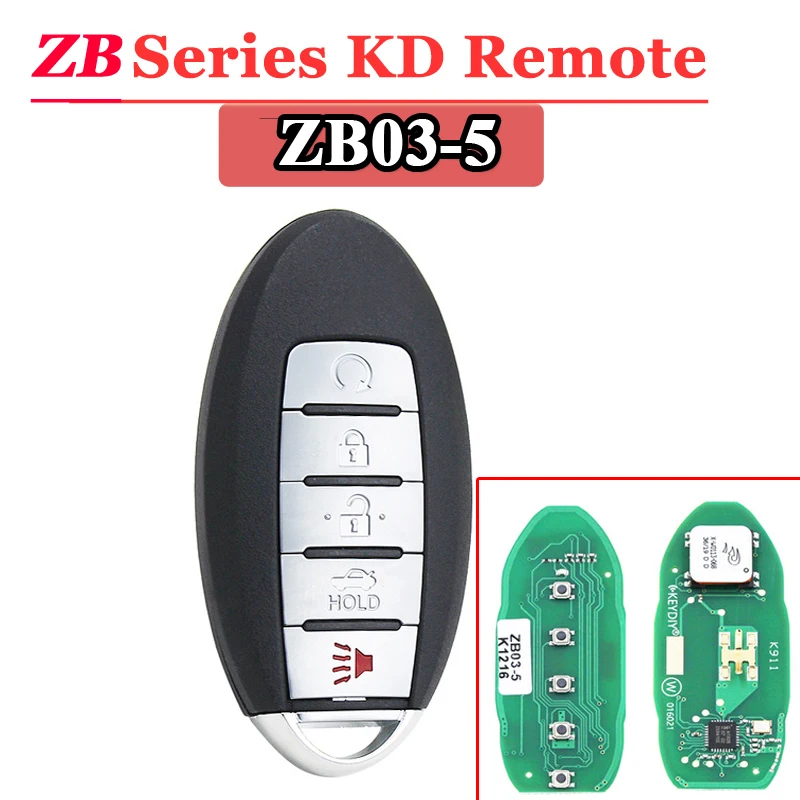 KEYDIY 4 + 1 кнопка ZB03 умный ключ без ключа Go ZB серии KD дистанционный для KD900 URG200 X2|Ключ