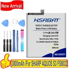 Топ-бренд 100% Новый 3800mAh HE349 Аккумулятор для SHARP AQUOS S3 FS8032 батареи + Бесплатный gfit