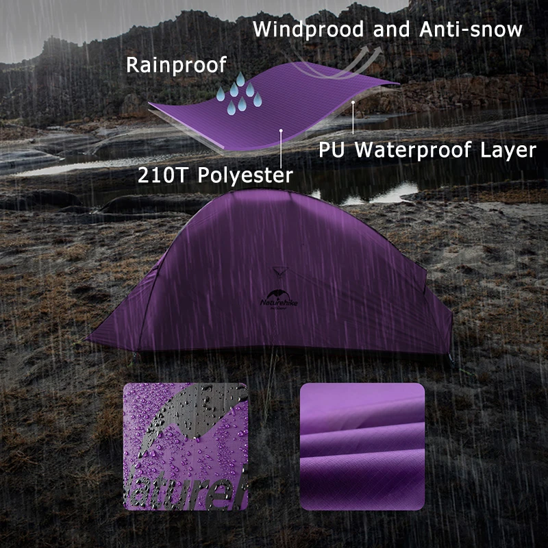 Preise Naturehike Zelt Cloud-Up Camping Zelt 2 Person Reise Zelte Doppel Schicht Wasserdichte Zelt Strand Zelt Trekking Dach Top Zelt