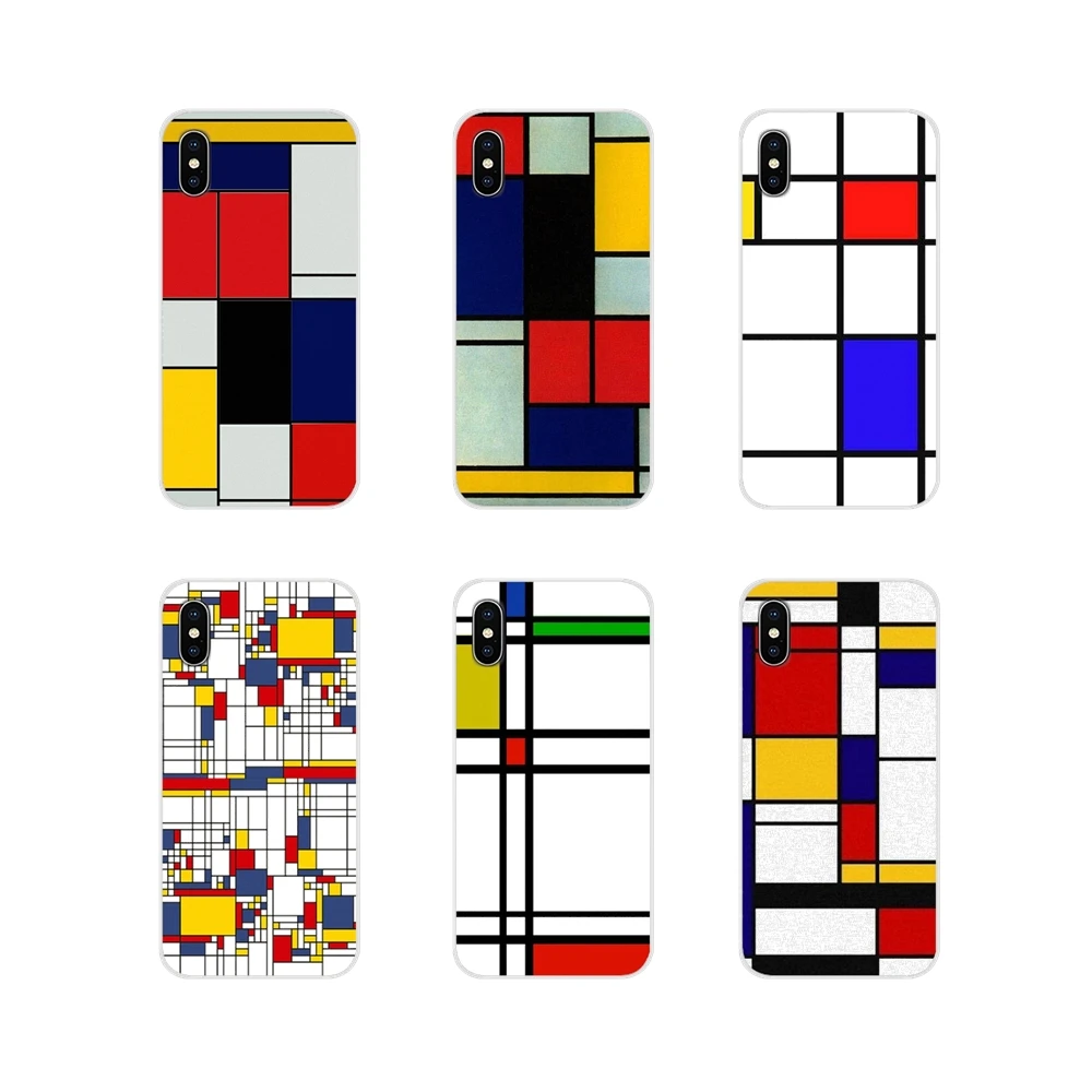 Bauhaus стильный абстрактный художественный чехол piet mondrian для Xiaomi Redmi 4A S2 Note 3 3S 4 4X 5 Plus