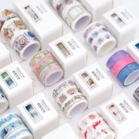 3pcs kawaii cartoon decoration tape paper washi masking tape creative scrapbooking stationary school supplies