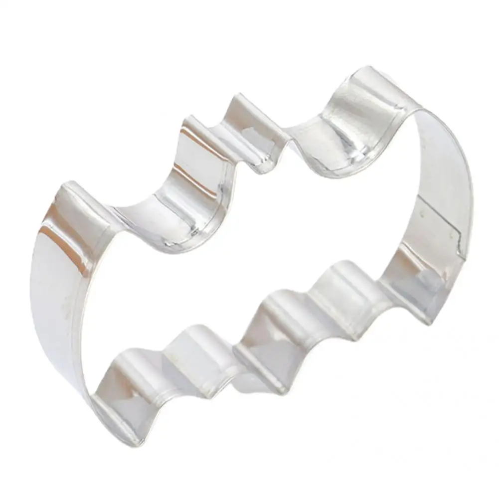 

Stainless Steel Good Bat Shaped Pastry Mold Kitchen Accessories Durable Dessert Mould Simple Operation for Festival