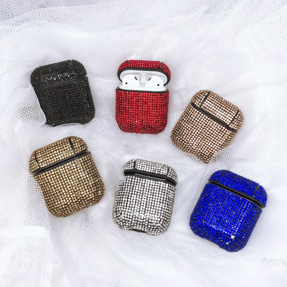 HOT SALE CASE For airpods water drill case FOR Apple Wireless Bluetooth headset with | Электроника