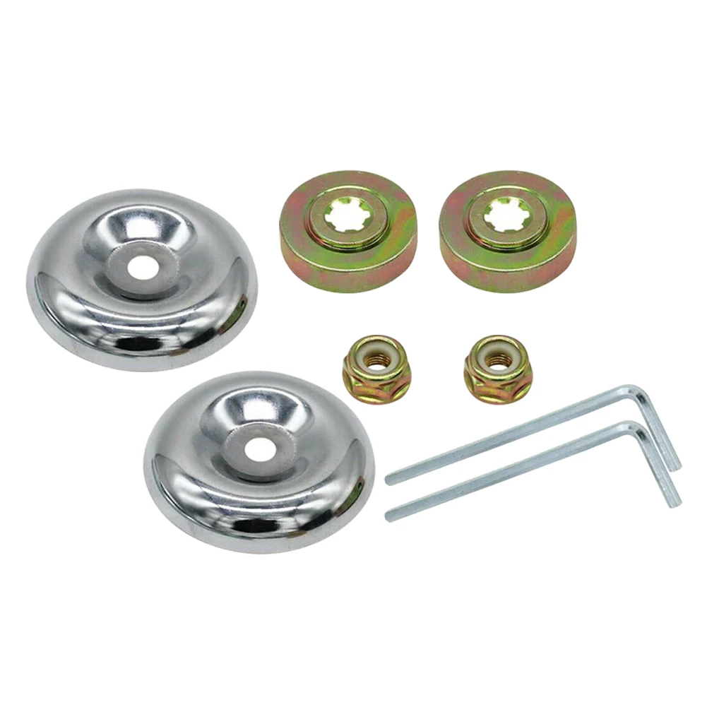 

8pcs Weed Mower Strimmer Steel Universal Fixed Plate String Trimmer Locknut Wrench Garden Tool Lawnmower Cutter Adapter Kit