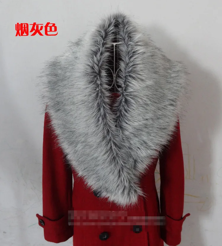 Хорошее качество 2019 Новый женский шарф из искусственного меха лисы Зимний